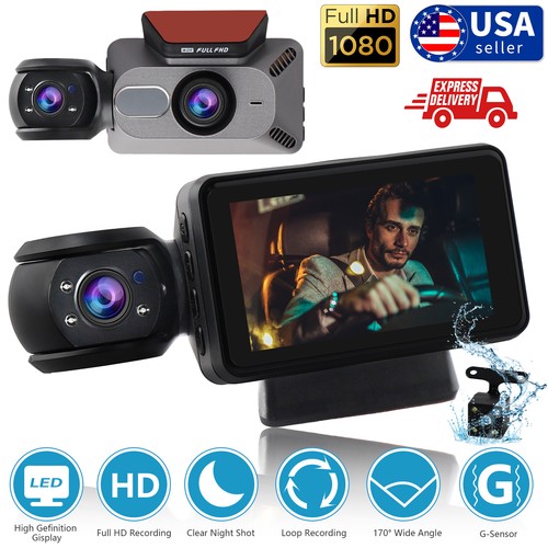 1080p dual lens car dvr - 1080p,